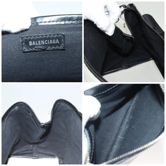 BALENCIAGA Cabas S Tote Bag Canvas White - Picture 15 of 16